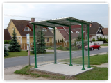 RVe-4 (2,5m) buszváró pavilon