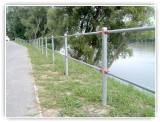 SF-1/U (1000x2000x1coll) gyalogos korlát