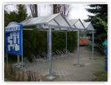 UR-1.1 kerékpártároló + fedélszerkezet